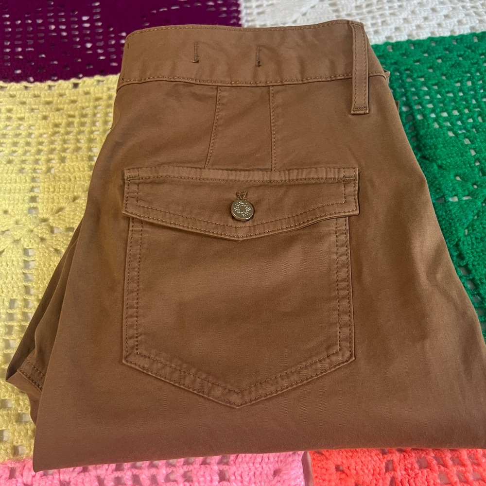 Women's Brown Stretch Chino Pants